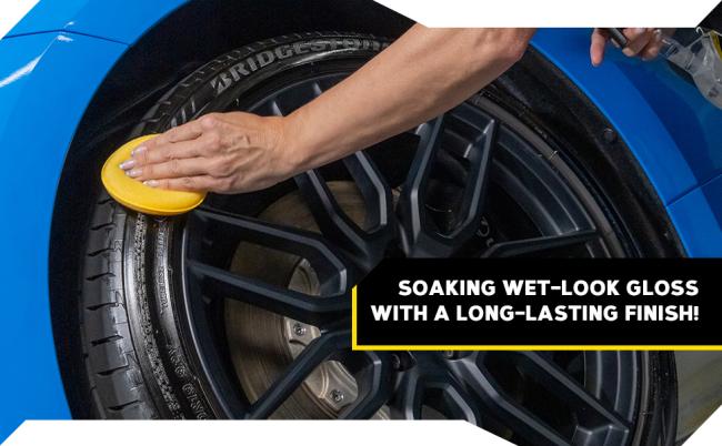 Meguiar's - - Meguiar's G190315 Ultimate Insane Shine Tire Coating, Gives A Finish That Creates A Lasting Wet-Look For A Classic Black Shine, Easy To Use, No Hassle, No Mess, Ultimate
